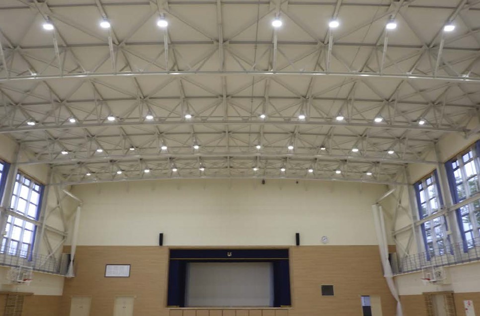 角田高屋内運動場等改築電気工事